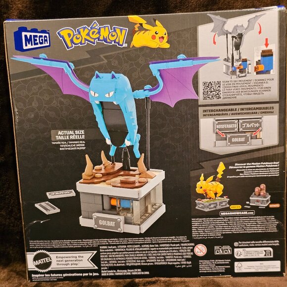 MEGA Pokemon Mini Motion Golbat Building Toy Kit - 313pc - Picture 3 of 4